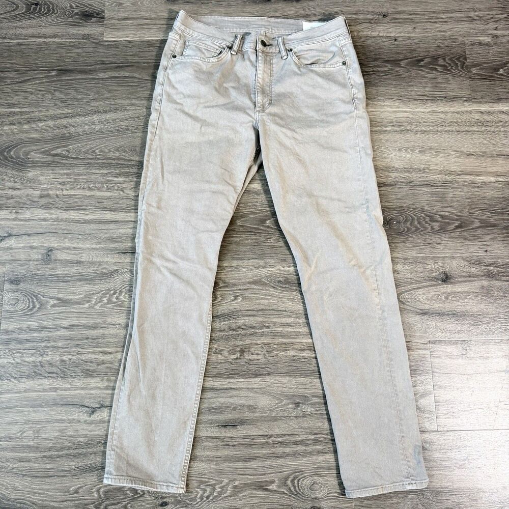 Rag & Bone Fit 2 Jeans Mens 32x32 Gray Slim Tapered Denim Greyson Button Fly